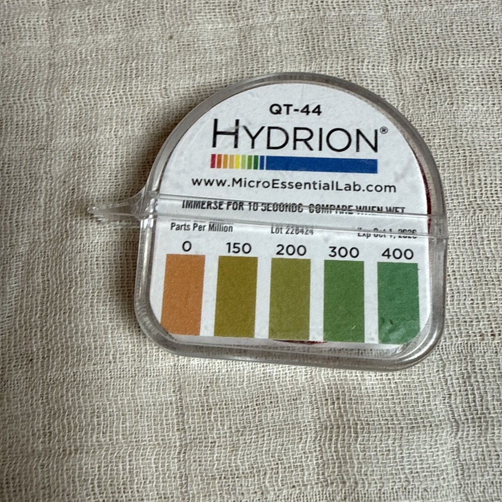 HYDRION Quat Test Kit QT-44 PPM Red PH level test roll BUY MORE & SAVE!!